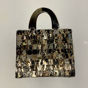 Tortoise shell purse